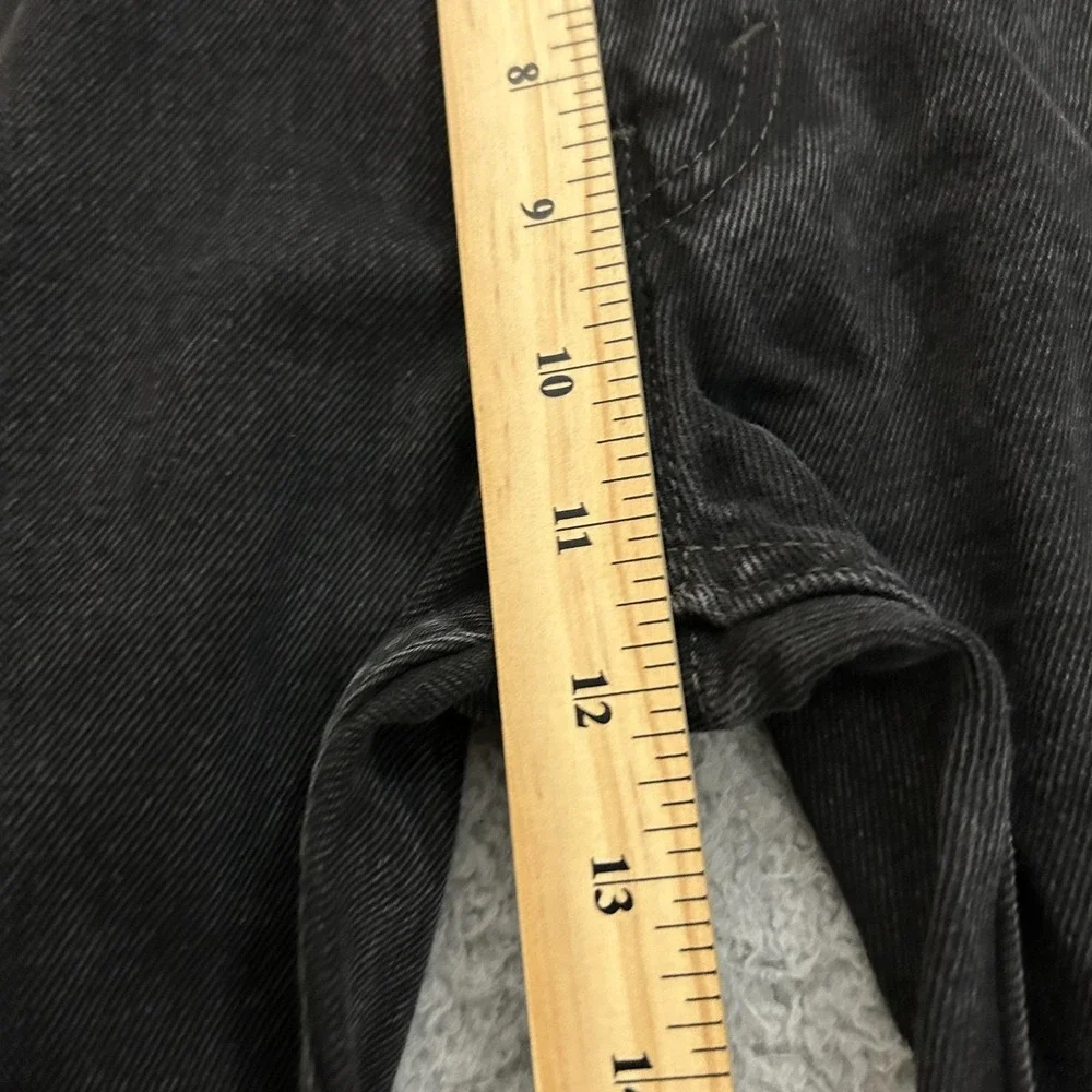 Levis Jeans Men 36x36 Black Denim 505 Regular Straight American Work Wear Cotton